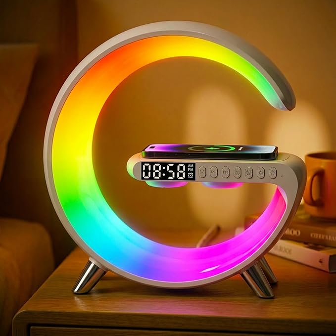 Digital Led Wireless Charger Speaker