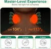 Deep kneading massage with soothing heat to help relax tense neck and shoulder muscles.