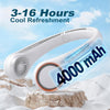 X5 Portable Bladeless Neck Fan, Rechargeable, 3 Speed Gear Adjustment, Outdoor Summer Wearable Hands-Free Fan