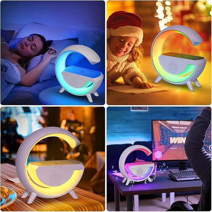 Digital Led Wireless Charger Speaker