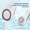 X5 Portable Bladeless Neck Fan, Rechargeable, 3 Speed Gear Adjustment, Outdoor Summer Wearable Hands-Free Fan