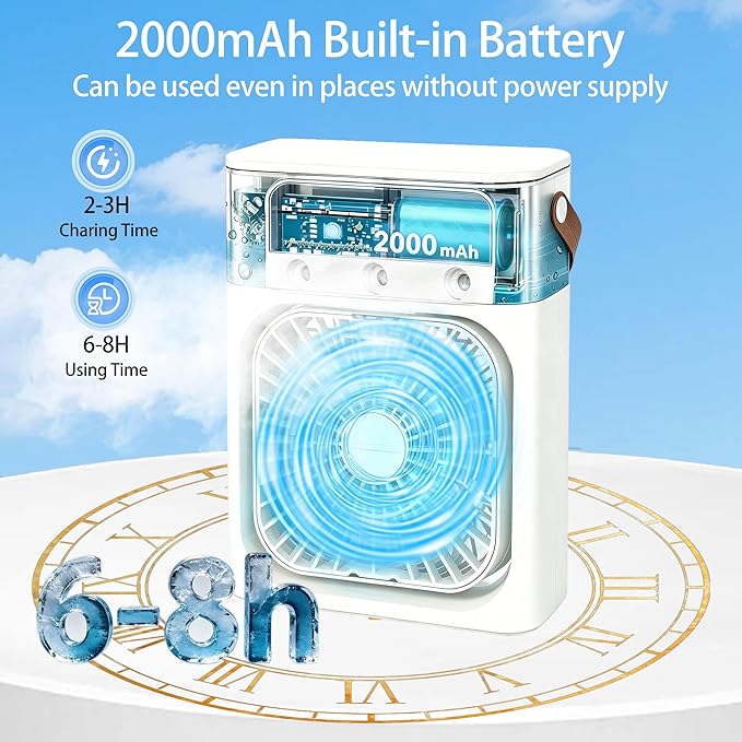 Cooling Fan With Ice
