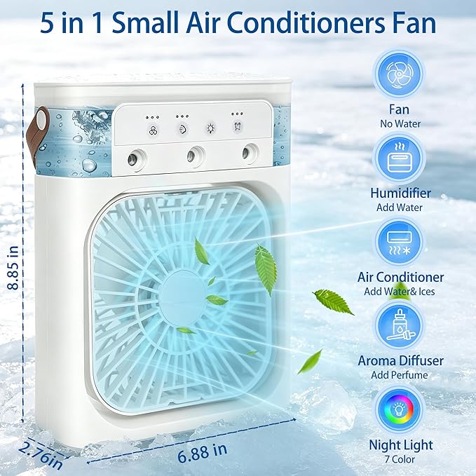 Cooling Fan With Ice